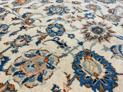 10’4”x15’2” Hand-Knotted Wool All-over Kashane Area Rug - Handmade Carpet 10x15