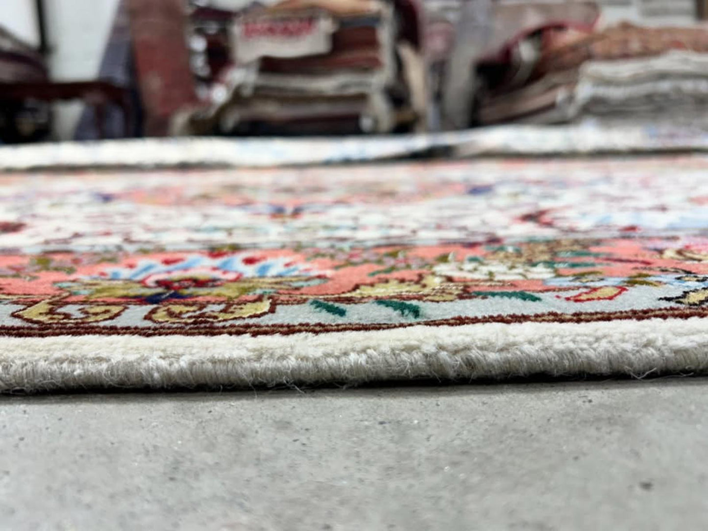 3'1"x5'3" Very Fine Handmade Wool & Silk  Persian Tabriz Rug