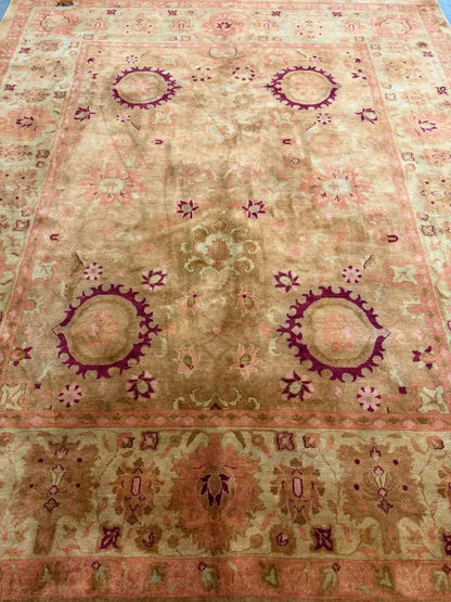 8’x9’8” Handmade Golden Gabbah Rug