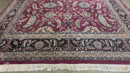 Hand-Knotted Agra Rug - 9’x13’9”
