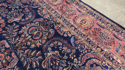 10’4”x13’8” Fine Hand-Knotted IndoSarouk Area rug