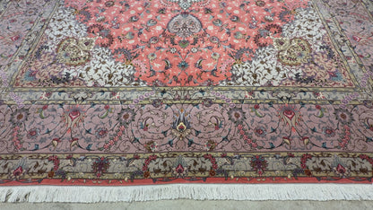9’11”x13’4” Hand-Knotted 60 Raj Persian Tabriz Rug