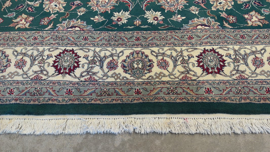 8’x10’ Hand-Knotted IndoKashan Oriental Area rug