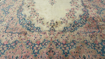 Hand-Knotted Persian Sarouk Rug - 10’5”x19’9”