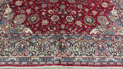 Hand-Knotted Persian Sarouk Rug - 9’6”x12’9”