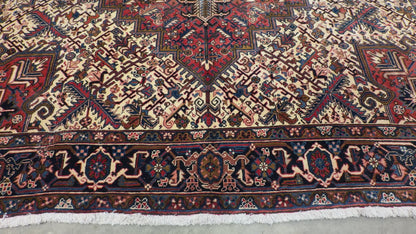 10’1”x14’ Hand-Knotted Persian Heriz Area Rug
