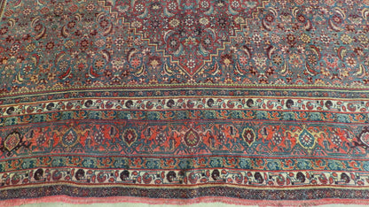 Hand-Knotted Persian Bakhtiari Rug - 9’9”x14’6”