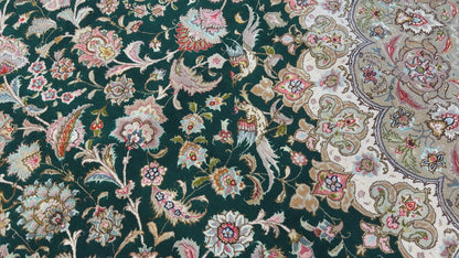Hand-Knotted 70 Raj Persian Tabriz Rug - 11’6”x16’7”