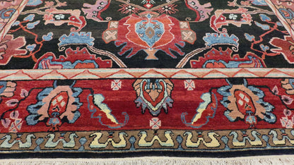Hand-knotted Oushak Rug - 11’x12’