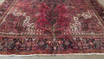 Hand-Knotted Persian Heriz Rug - 10’1”x12’7”