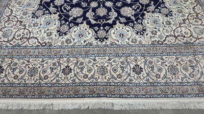 Hand-Knotted 6 La Persian Nain Rug - 10’2”x13’6”