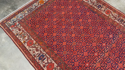 Antique Hand-Knotted Persian Malayer Runner - 6’9”x16’4”