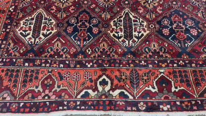 Hand-Knotted Persian Bakhtiari Rug - 10’x12’7”