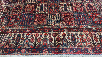 Hand-Knotted Persian Bakhtiari Rug - 9’11”x12’7”